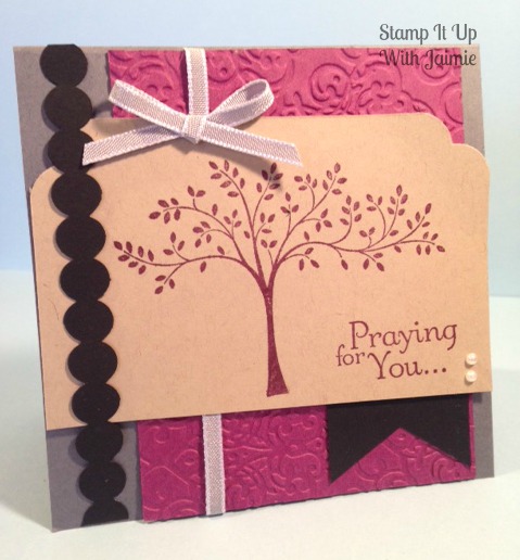 Stampin Up - Stamp It Up With Jaimie - Praying for You