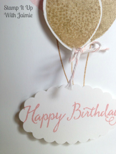 Happy Birthday - Stamp It Up WIth Jaimie - Stampin Up