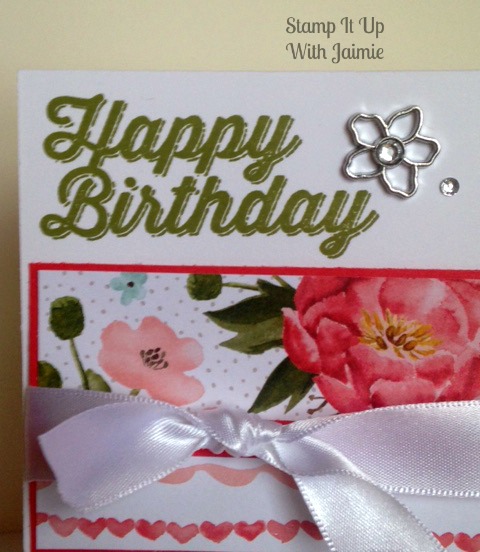 Happy Birthday - Stampin Up - Stamp It Up With Jaimie