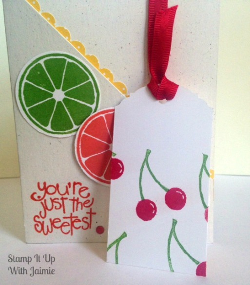 Apple Of My Eye - Fancy Fold - Stamp It Up With Jaimie - Stampin Up