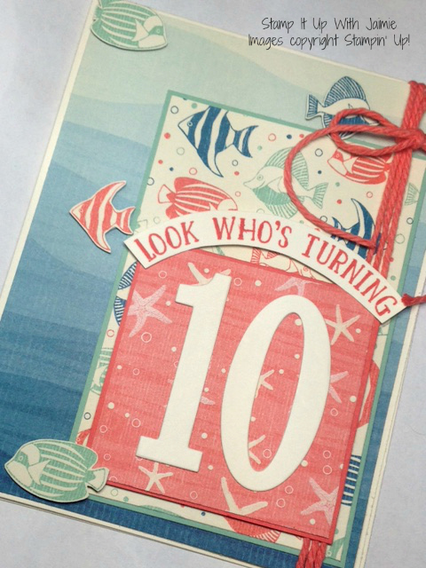By The Shore - Stamp It Up With Jaimie - Stampin Up