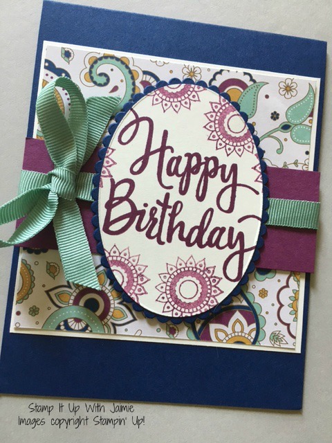 Happy Birthday - Stampin Up - Stamp It Up With Jaimie