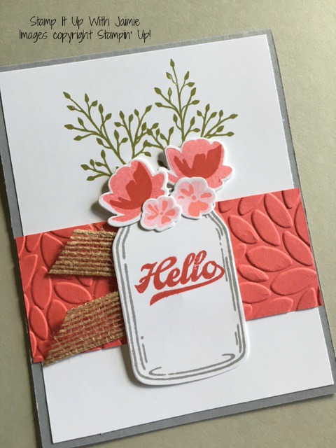 Jar of Love - Stamp It Up With Jaimie - Stampin Up
