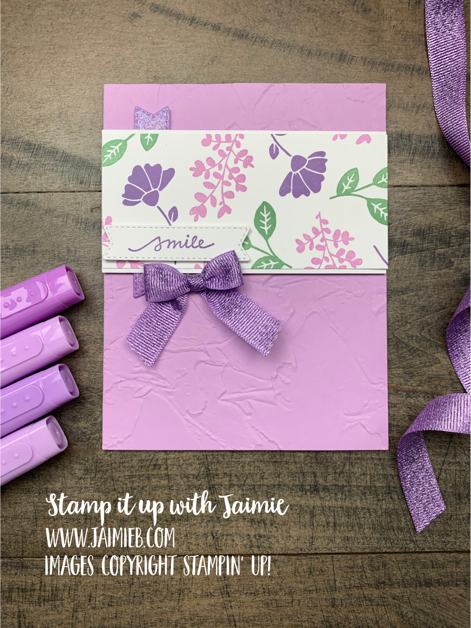 Stampin Up Lovely You Card