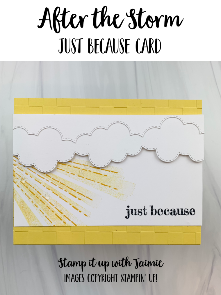 Stampin' Up! After the Storm Card