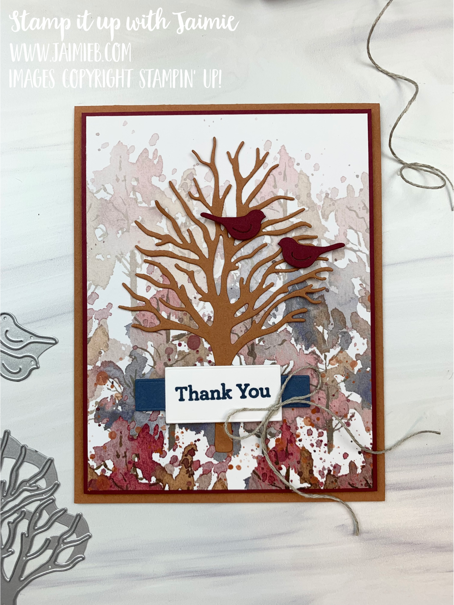 Stampin’ Up! Beauty of Friendship Thank You Card
