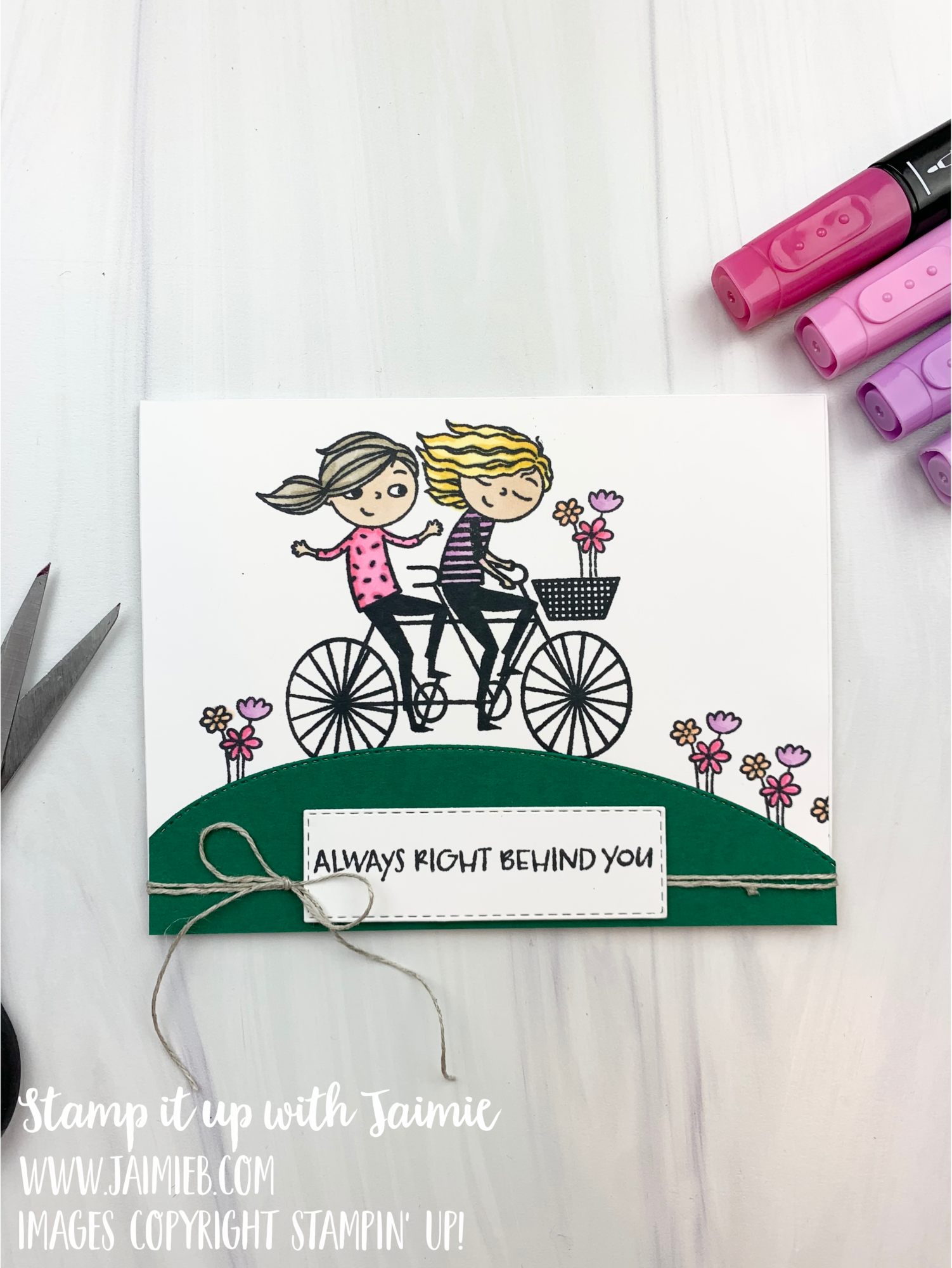 Stampin’ Up! Right Behind You Card