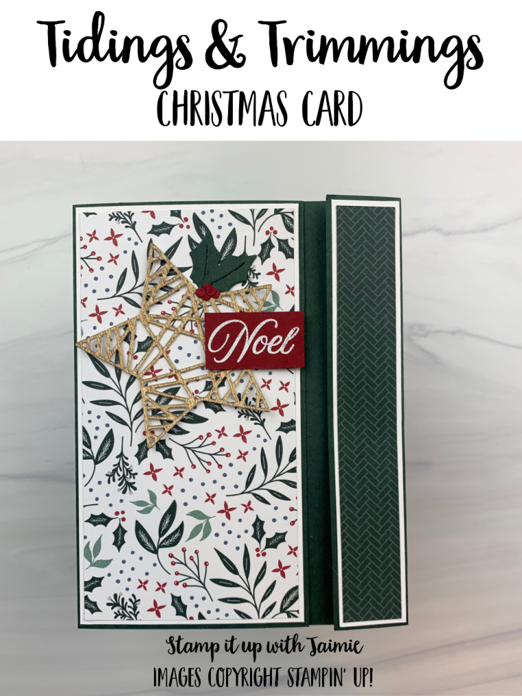 Stampin' Up! Tidings & Trimmings Christmas Card