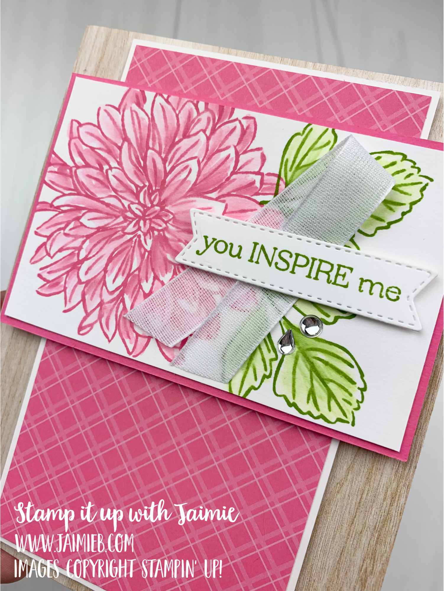 Stampin’ Up! Delicate Dahlias Card