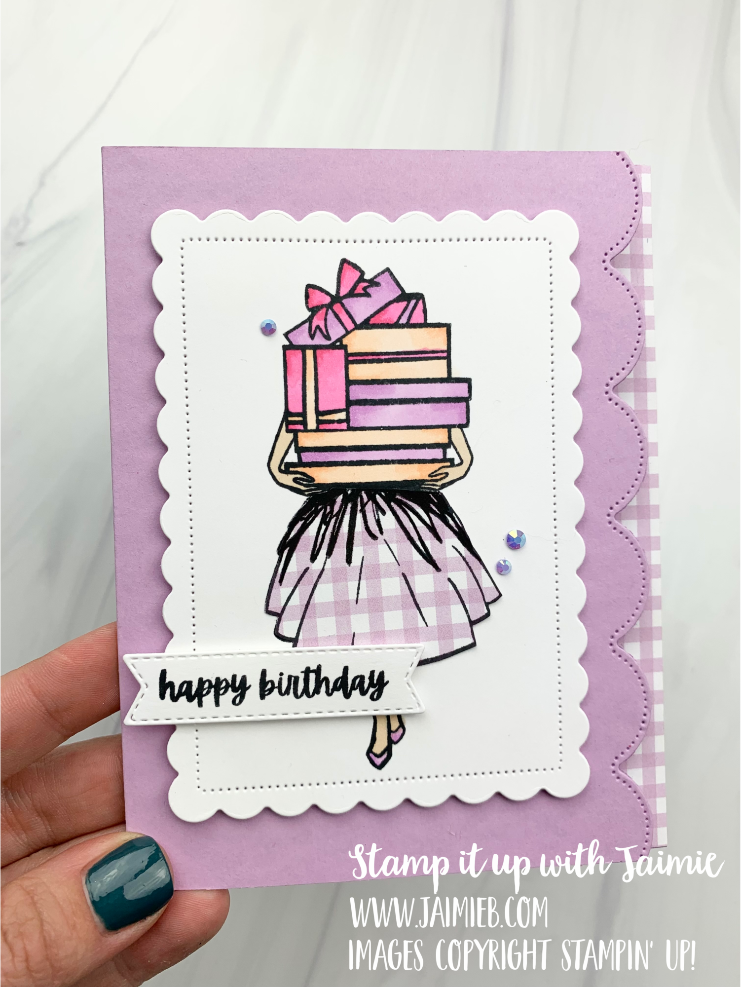 Stampin’ Up! Delivering Cheer Birthday Card
