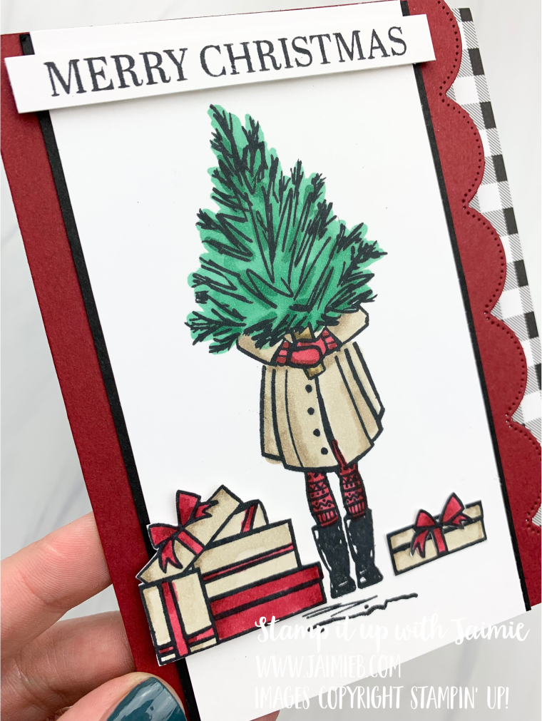 Stampin’ Up! Delivering Cheer Christmas Card