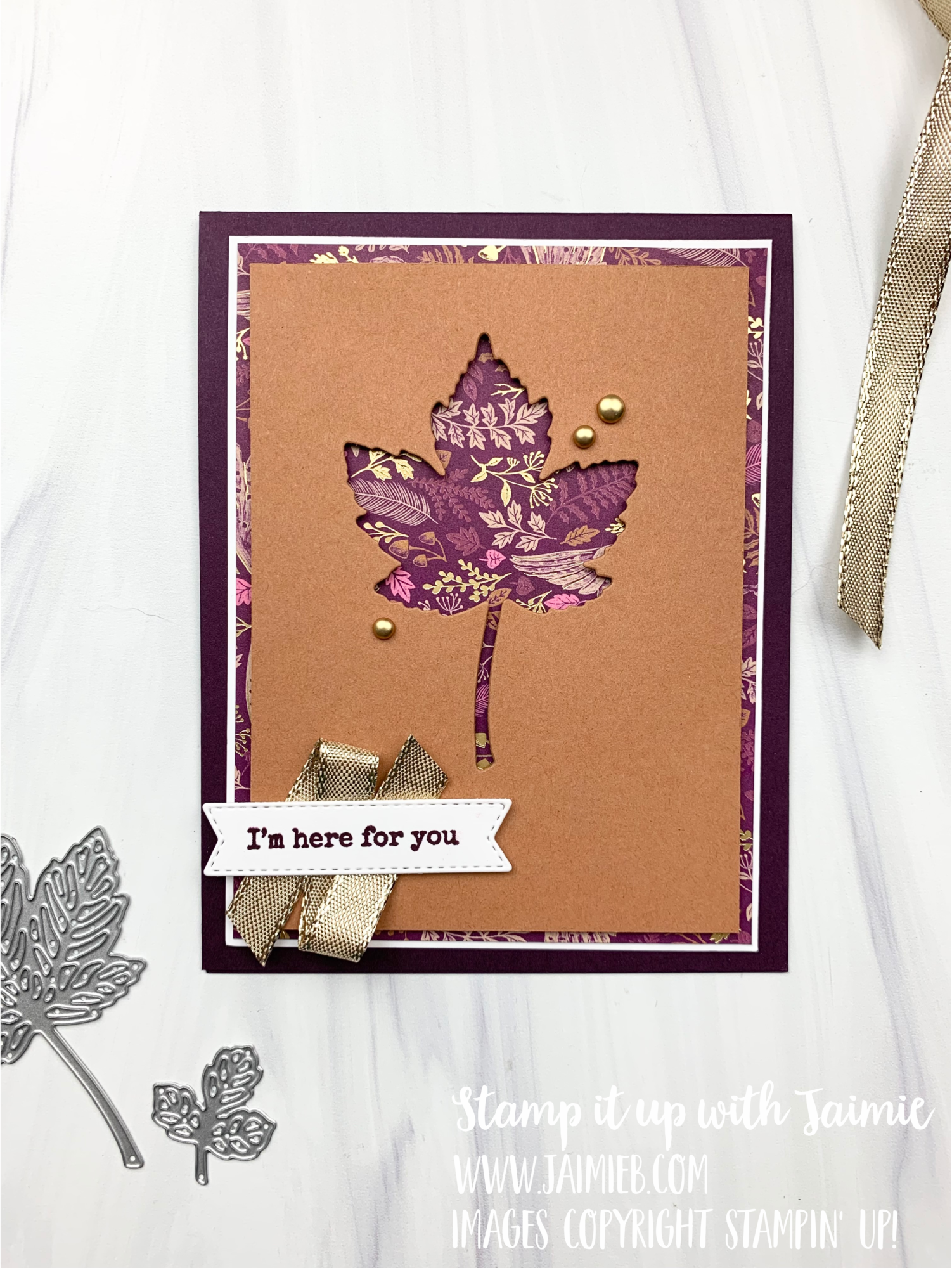 Stampin’ Up! Gorgeous Leaves Card
