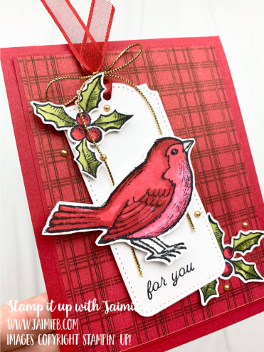 Stampin' Up! Happy Holly-Days Christmas Card