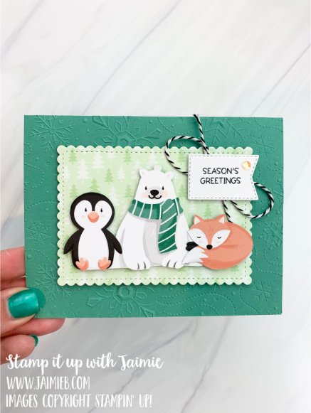 Stampin’ Up! Penguin Place Christmas Card
