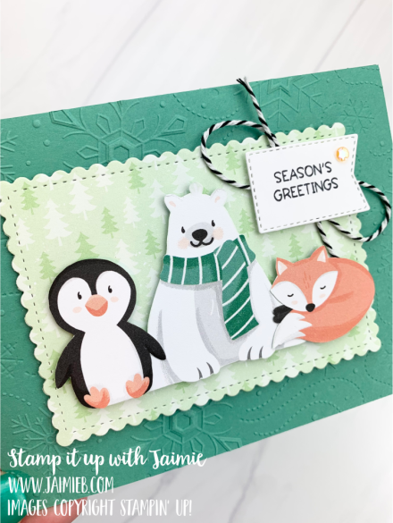 Stampin’ Up! Penguin Place Christmas Card