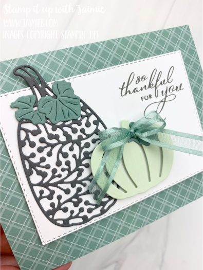 Stampin’ Up! Pretty Pumpkins Thank You Card