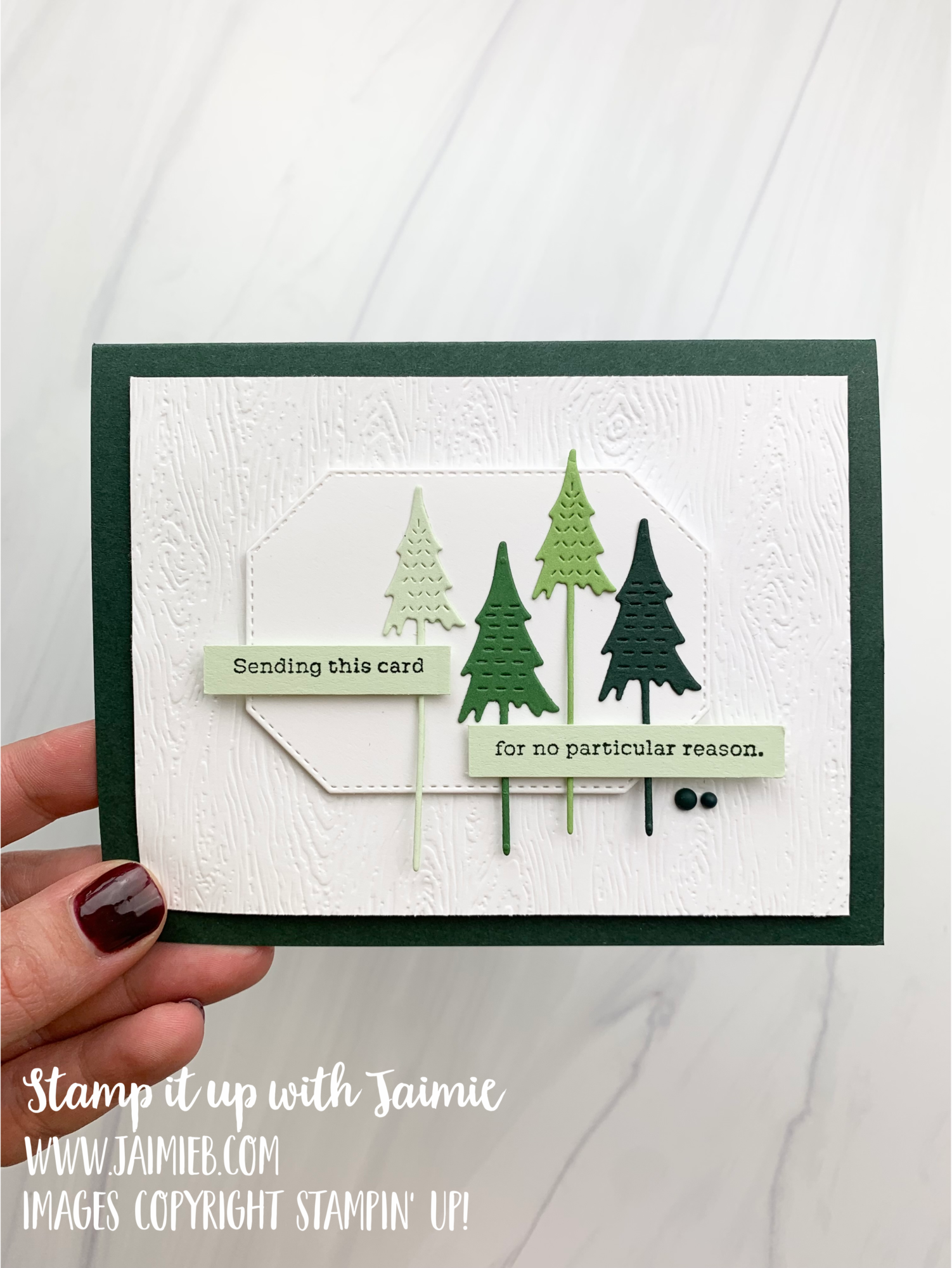 Stampin' Up! Whimsical Trees Card