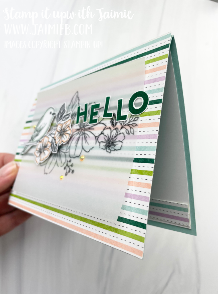 Stampin’ Up! Friendly Hello Card