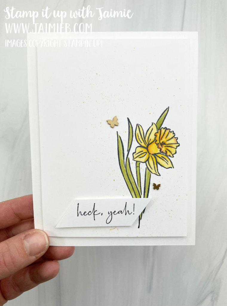 Stampin’ Up! Quick and Easy Daffodil Daydream Card